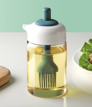 230 ml Oil Dispenser with Brush, Multi-Use, Transparent 230 ml Oil Dispenser with Brush, Multi-Use, Transparent