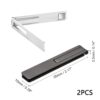 2PCS Kickstand for Mobile, Folding Invisible Portable Metal Cell Phone Stand Holder for Desk, Phone Back Holder Grip, Compatible with iPhone, Samsung and All Cellphones