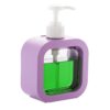 300ml handwash Dispenser Bottle - Liquid Soap, Dish Soap, and Shampoo Dispenser for Kitchen Sink, Bathroom- Refillable soap Dispenser for wash Basin, Kitchen Accessories Items for Home (Purple)