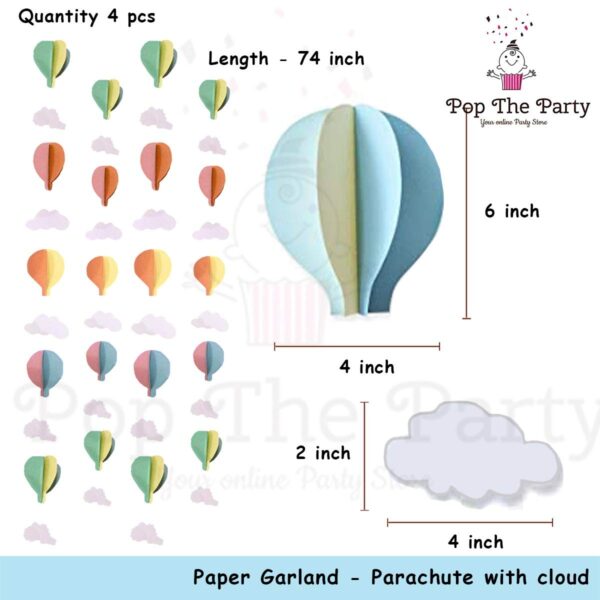 3D-Paper-Hanging-Parachute-and-Cloud-for-Wall-Decoration-Pack-of-4-Multicolor-74-Inches.jpg 3D Paper Hanging Parachute and Cloud for Wall Decoration (Pack of 4, Multicolor), 74 Inches