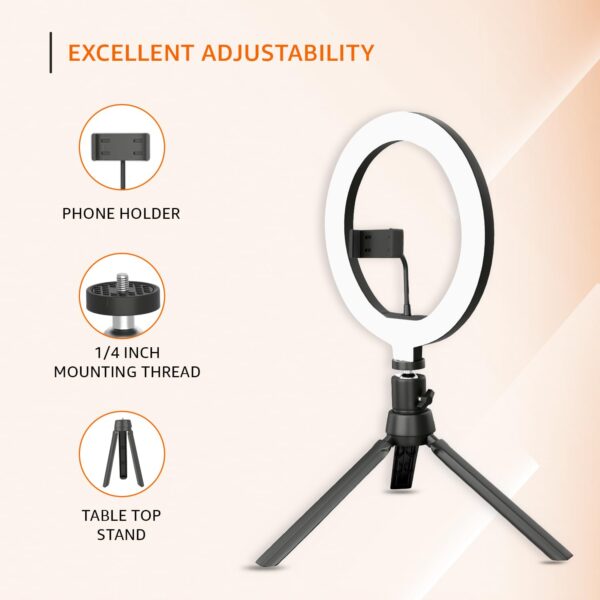 Amazon-Basics-12-inch-Professional-LED-Ring-Light-with-Tripod-Stand-3-Color-Temperature-Modes-10-Brightness-Settings-Suitable-for-Photoshoot-Makeup-Videography.jpg Amazon Basics 12-inch Professional LED Ring Light with Tripod Stand | 3 Color Temperature Modes | 10 Brightness Settings | Suitable for Photoshoot, Makeup, Videography