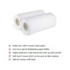 Amazon Brand - Solimo 2 Ply Kitchen Tissue/Towel Paper Roll 240 Pulls | 60 Pulls X 4 Rolls | Soft And Highly Absorbent | 100% Natural Virgin Cellulose Fiber