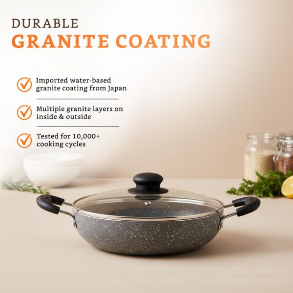 Amazon-Solimo-Non-Stick-Kadai-with-Glass-Lid-Granite-Finish-Induction-Base-PFOA-Free-High-Temperature-Resistant-Exterior-Coating-22-cm-Grey.jpg Amazon Solimo Non-Stick Kadai with Glass Lid | Granite Finish | Induction Base | PFOA Free | High Temperature Resistant Exterior Coating | 22 cm | Grey