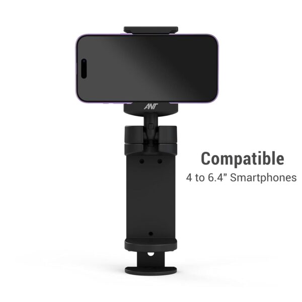 Ant-Clip-On-Mobile-Phone-Holder-Stand-for-TableDeskBedTravel-360°-Rotating-Adjustable-Clamp-Mount-Pocket-Size-Lightweight-Foldable-Stand-Compatible-with-4–6.9-Inch-Smartphones-Black.jpg Ant Clip-On Mobile Phone Holder Stand for Table/Desk/Bed/Travel, 360° Rotating Adjustable Clamp Mount, Pocket Size Lightweight Foldable Stand, Compatible with 4–6.9 Inch Smartphones (Black)