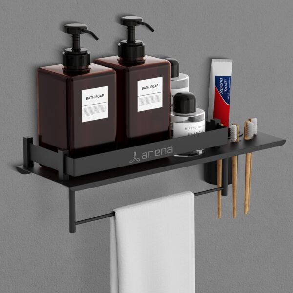 Arena-3-in-1-Multi-Purpose-Bathroom-Shelves-Shelf-Wall-Mounted-Bathroom-Shelf-Napkin-Holder-Tooth-Brush-Holder-Bathroom-Accessories-Set-Black-Stainless-Steel-Bathroom-Organizer-Pack-of-1.jpg Arena 3 in-1 Multi-Purpose Bathroom Shelves Shelf, Wall Mounted Bathroom Shelf, Napkin Holder Tooth Brush Holder, Bathroom Accessories Set, Black Stainless Steel Bathroom Organizer (Pack of 1)