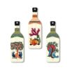 Artvibes Animals and Birds Madhubani Art Bottle shaped Wooden Wall Hanging | Living Room | Handcrafted Art | Wall Illustrations | Art Prints | Aesthetic Wall Art | Ideal Gifts (WH_9524N), Set of 3