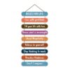 Artvibes Rules for Life Quotes Printed Mdf Wooden Wall Hanging Artvibes Rules for Life Quotes Printed Mdf Wooden Wall Hanging | Living Room | Office | Home Decor Items | Gifts | Wall Art For Hall | Modern Wall Decorative Accessories for Home Decoration (WH_9310N)