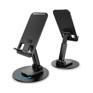 Asray Premium 360° Rotatable Mobile Phone Holder Stand | Stable Metallic Base | Adjustable & Foldable