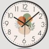 Auromin Designer Modern Wall Clock for Living Room Stylish Latest Auromin Designer Modern Wall Clock for Living Room Stylish Latest | Unique Wall Watch for Bedroom, Office, Kitchen, Hall| Decorative Clock for Home Decor & Wall Decoration Items (Cream-Abstract)