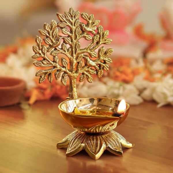 Behoma-100-Pure-Brass-Kalpavriksha-Diya-for-Puja-Religious-Deepak-for-Mandir-Temple-Office-Home-Decoration-Handcrafted-Tree-of-Life-Diya-for-Pooja-Room-Best-Gift-for-Anniversary-Wedding.jpg Behoma 100% Pure Brass Kalpavriksha Diya for Puja | Religious Deepak for Mandir, Temple, Office & Home Decoration | Handcrafted Tree of Life Diya for Pooja Room | Best Gift for Anniversary, Wedding