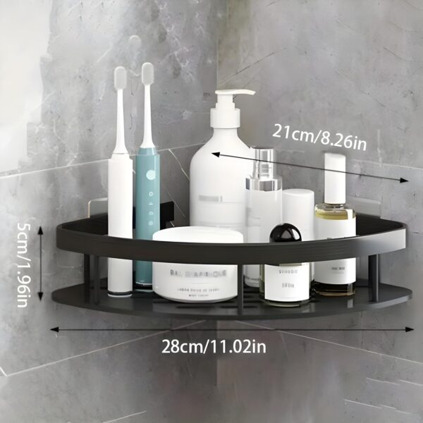 Boniry-1-Pcs-Bathroom-Accessories-Aluminium-Heavy-Duty-Self-Adhesive-Bathroom-Corner-Shelf-for-Wall-Multipurpose-Wall-Mounted-Bathroom-Organiser-Washroom-Organizer-Black.jpg Boniry 1 Pcs Bathroom Accessories Aluminium Heavy Duty Self Adhesive Bathroom Corner Shelf for Wall, Multipurpose Wall Mounted Bathroom Organiser, Washroom Organizer (Black)