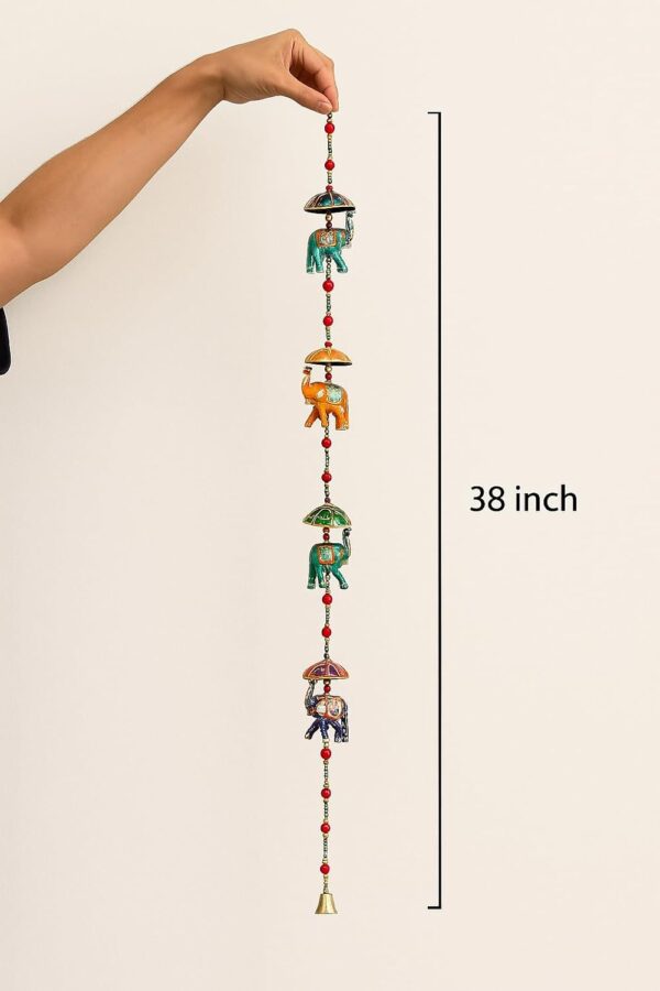 CDM-Handcrafted-Rajasthani-Wall-Hanging-Ethnic-Decorative-Hanging-with-Beads-Bell-Home-Decor-for-Door-Wall-Balcony.jpg CDM Handcrafted Rajasthani Wall Hanging | Ethnic Decorative Hanging with Beads & Bell | Home Decor for Door, Wall, Balcony