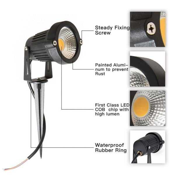 CK-6W-LED-Outdoor-Garden-Spot-and-Spike-IP65-Garden-Light-Lamp-Warm-White.jpg C&K 6W LED Outdoor Garden Spot and Spike IP65 Garden Light Lamp (Warm White)