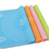 Carrot - Silicone Baking Mat Silicone Chapati Atta Kneading Mat Non-Stick Fondant Rolling Mat Stretchable for Kitchen Roti Chapati (Baking Mat 50 * 40 cm) (Color May Vary, 1)