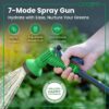 Cinagro-Garden-Hose-7-Pattern-High-Pressure-Garden-Hose-Nozzle-Spray-Gun-Pressure-Control-Valve-360°-Adjustable-Leak-Proof-Gardening-Washing-Water-Spray-for-Plants-with-1-Clamp.jpg Cinagro Garden Hose 7 Pattern High Pressure Garden Hose Nozzle Spray Gun, Pressure Control Valve, 360° Adjustable & Leak Proof, Gardening Washing Water Spray for Plants (with 1 Clamp)