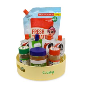 Clazkit 360° Rotating Organizer Tray | Multi-Purpose Turntable for Kitchen Clazkit 360° Rotating Organizer Tray | Multi-Purpose Turntable for Kitchen & Pantry Storage | Space-Saving Spice & Essentials Organizer