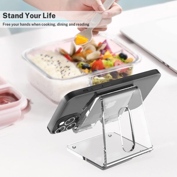 Crpich-Acrylic-Cell-Phone-Stand-Portable-Clear-Phone-Stand-for-Desk-Compatible-with-Phone16-15-14-13-Pro-Max-Mini-12-11-Plus-SE-Switch-Android-Smartphone-Pad-Tablet-Desk-Accessories.jpg Crpich Acrylic Cell Phone Stand, Portable Clear Phone Stand for Desk, Compatible with Phone16 15 14 13 Pro Max Mini 12 11 Plus SE, Switch, Android Smartphone, Pad, Tablet, Desk Accessories