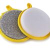 DNC 2 in 1 Double Side Dishwashing Sponge Dish Washing DNC 2 in 1 Double Side Dishwashing Sponge Dish Washing Brush | Double Side Dishwashing Sponge Dish Washing Brush Pan Pot Dish Wash Sponges | Household Cleaning Reusable Kitchen Tools (2)