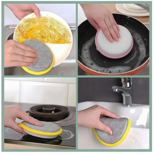 DNC-2-in-1-Double-Side-Dishwashing-Sponge-Dish-Washing-Brush-Double-Side-Dishwashing-Sponge-Dish-Washing-Brush-Pan-Pot-Dish-Wash-Sponges-Household-Cleaning-Reusable-Kitchen-Tools-2.jpg DNC 2 in 1 Double Side Dishwashing Sponge Dish Washing Brush | Double Side Dishwashing Sponge Dish Washing Brush Pan Pot Dish Wash Sponges | Household Cleaning Reusable Kitchen Tools (2)