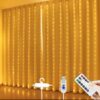 Desidiya 8 Modes Curtain Lights 300 LEDs 10 Fairy Light 3Mtr Each Indoor/Outdoor Decoration for Diwali, Christmas, Wedding, Ramzan, Party, Home, Patio Lawn with Remote & USB Power Supply (White)