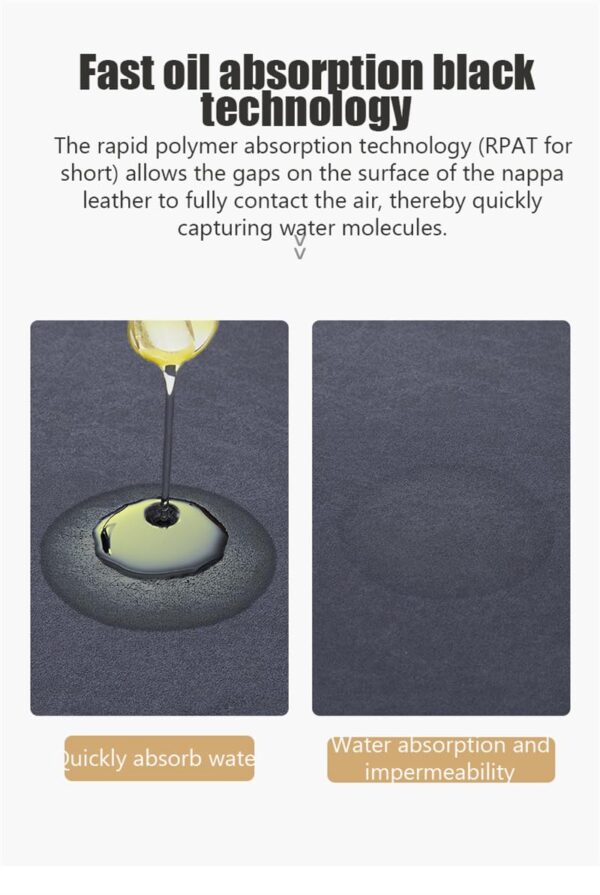 Dravizon Anti-Skid Kitchen Runner Mat for Floor – Waterproof, Oil Resistant Long Floor Rug for Kitchen, Sink & Hallway Soft Cushioned Standing Mat with Elegant Design, Easy Clean Non-Slip Carpet