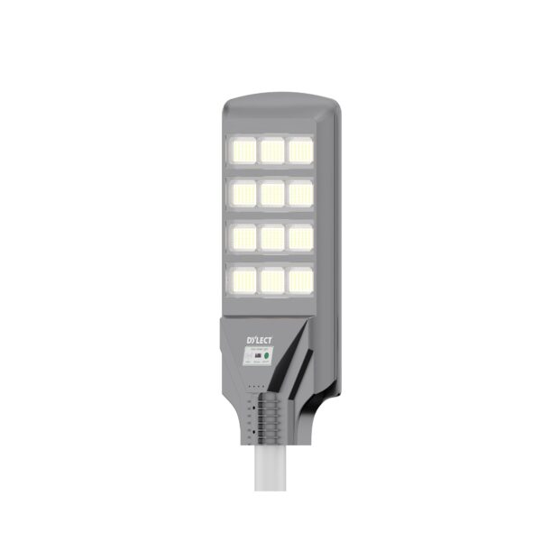 Dylect® Luxe Solar Street Light –400W with 110° Wide Beam Angle for Garden, Home, Parking &Pathway | 12Hr Runtime, with Microwave Motion Sensor & Remote Control| 6000K Cool White, PC Built (w/o Rod)