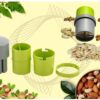 E-COSMOS® Dry Fruit Cutter and Slicer with Stainless Steel Blade, Manual Nut Grinder for Almonds, Cashews, Pista & Chocolate, Kitchen Chopping Tool (Multicolor, Pack of 1)