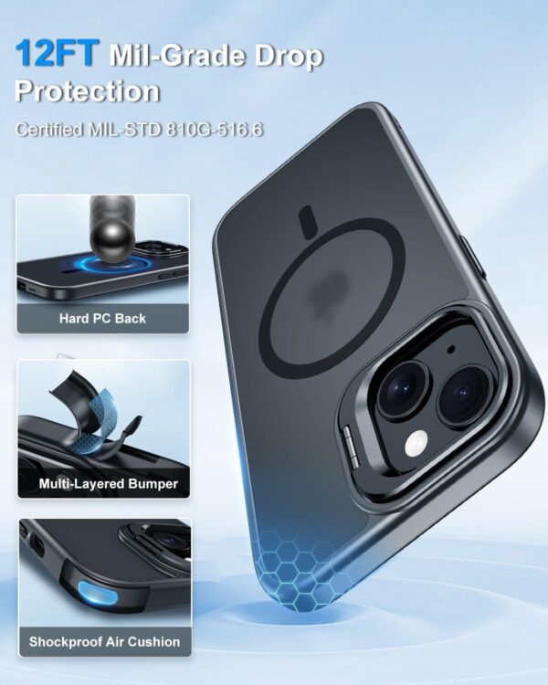 EGOTUDE-Thermoplastic-Polyurethane-Stand-Case-For-iPhone-15iPhone-14Translucent-Frosted-Back-Cover-Compatible-With-Mag.jpg EGOTUDE Thermoplastic Polyurethane Stand Case For iPhone 15&iPhone 14|Translucent Frosted Back Cover Compatible With Mag