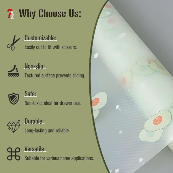 ESPERO-Fridge-Mats-Kitchen-Mat-EVA-Food-Grade-Multipurpose-Washable-Anti-Slip-MatSheet-for-Fridge-Shelf-Liners-for-Kitchen-Shelves-Table-Kitchen-Drawer-mat-300-x-45-cm-Avocado.jpg ESPERO Fridge Mats, Kitchen Mat EVA Food Grade Multipurpose Washable Anti Slip Mat/Sheet for Fridge, Shelf Liners for Kitchen Shelves, Table, Kitchen Drawer mat - 300 x 45 cm (Avocado)