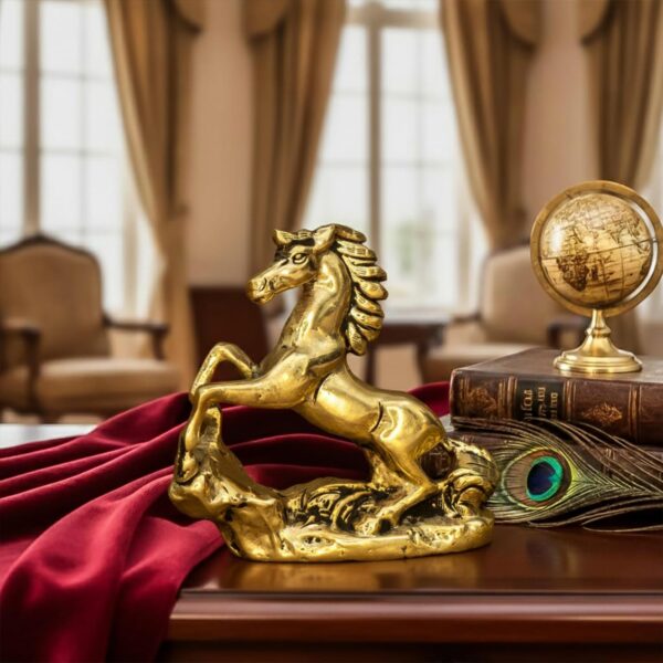 Ekhasa-100-Pure-Brass-Running-Horse-Statue-Showpiece-for-Home-Decor-Running-Horse-Statues-for-Vastu-Good-Luck-Horse-Show-Piece-for-Office-Table-Antique-Brass-Items-for-Housewarming-Gift.jpg Ekhasa 100% Pure Brass Running Horse Statue Showpiece for Home Decor | Running Horse Statues for Vastu & Good Luck | Horse Show Piece for Office Table | Antique Brass Items for Housewarming Gift