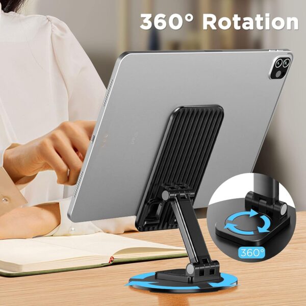 FKU Multifunctional Desktop Mobile Holding Stand with 360° Rotational Base Mobile Holder