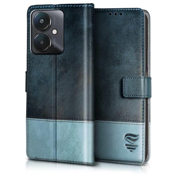 FLIPPED-Vegan-Leather-Flip-Case-Back-Cover-for-Xiaomi-Mi-Redmi-13C-5G-Redmi-13C-4G-Poco-M6-5G-Poco-C65-Shock-Proof-Hand-Stitched-Card-Pockets-Wallet-Stand-Blue-with-Aquamarine.jpg FLIPPED Vegan Leather Flip Case Back Cover for Xiaomi Mi Redmi 13C 5G | Redmi 13C 4G | Poco M6 5G | Poco C65 (Shock Proof | Hand Stitched | Card Pockets Wallet & Stand | Blue with Aquamarine)
