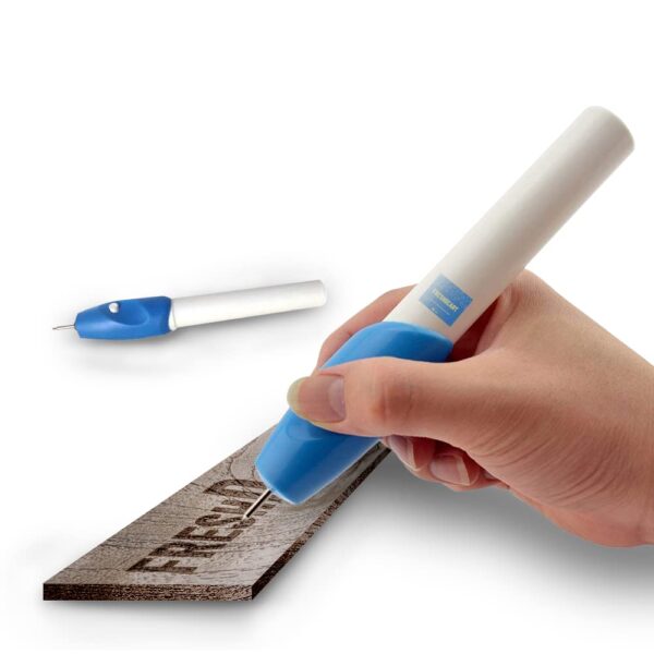 FreshDcart FDC-12A Electric Engraving Pen – Compact Engraving Machine for Metal, Glass, Jewellery, Wood &Plastic with Extra Nib – Ideal Tool for Crafting and Marking Tasks (White)