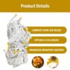 GIGAWATTS 38 LED 10.5M Copper Wire PowerPixel Fairy Lights | 360° Glow Decorative String Lights for Home, Diwali, Christmas, Weddings, Parties & Outdoor Décor (Pack of 1, Warm White)