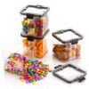 GOLWYN-Air-Tight-Containers-For-Kitchen-Storage-Set-Fridge-Storage-Boxes-Kitchen-Containers-Set-700-Ml-Set-Of-4Plastic-Transparent.jpg GOLWYN Air Tight Containers For Kitchen Storage Set, Fridge Storage Boxes, Kitchen Containers Set (700 Ml Set Of 4)(Plastic), Transparent