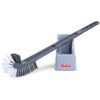 Gala Double Hockey Shape Toilet Cleaner Brush with Holder Stand, Gala Double Hockey Shape Toilet Cleaner Brush with Holder Stand, Toilet Cleaning Brush for Western and Indian Toilet, Bathroom Brush for Toilet Cleaning (Gray,Pack of 1)