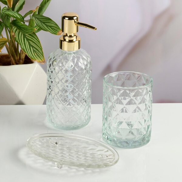 Glass-Bathroom-Accessories-Set-of-3-Modern-Bath-Set-with-Liquid-handwash-Soap-Dispenser-and-Toothbrush-Holder-Luxury-Gift-Accessory-for-Home-Transparent-11571.jpg Glass Bathroom Accessories Set of 3, Modern Bath Set with Liquid handwash Soap Dispenser and Toothbrush Holder, Luxury Gift Accessory for Home, Transparent (11571)