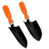 Go Hooked Gardening Tools Kit | Gardening Needs | Hand Trowel | Hand Trowel Transplanter | Orange & Black | 2 Pcs Set