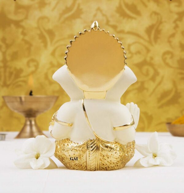 Gold-Art-India-Ceramic-Ganesh-Idol-for-Car-Dashboard-Ganesha-Murti-Ganpati-Idol-for-Home-Decor-Puja-Lord-Ganesh-Statue-Gift-for-Office-Desk-Puja-Room-Figurine-3.5-x-2-inch1-Idol.jpg Gold Art India Ceramic Ganesh Idol for Car Dashboard Ganesha Murti Ganpati Idol for Home Decor Puja Lord Ganesh Statue Gift for Office Desk Puja Room Figurine 3.5 x 2 inch,1 Idol