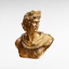 Gold Bust Sculpture, Classical Greek Roman Style, Decorative Statue,Showpieces for Gold Bust Sculpture, Classical Greek Roman Style, Decorative Statue,Showpieces for Home Decor, Antique Gifts for Kids, Office Desktop Decoration, Desk Table Decorative Items