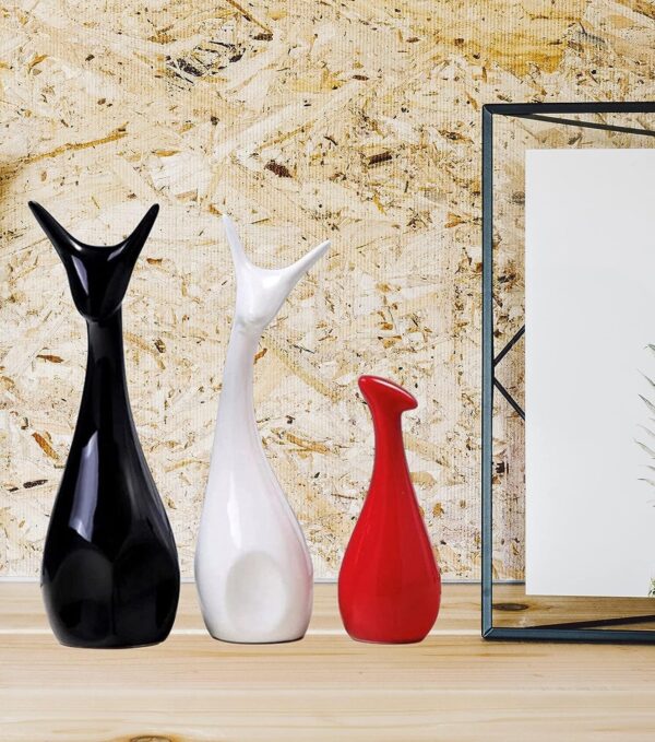 Home Decor Beautifull Deer Family Showpiece | Ceramic Figures | Home Decor Showpieces | Decor Showpiece Set (Pack of 3) (Deer Family)