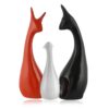 Home-Decoration-Lucky-Deer-Family-Set-Piano-Finish-Ceramic-Figures-Set-of-3-Black-White-Brown-Deer-Family.jpg Home Decoration Lucky Deer Family Set | Piano Finish Ceramic Figures - (Set of 3, Black, White & Brown - Deer Family)