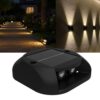 Homehop Solar Light Outdoor Garden Waterproof Decorative Automatic LED Stud Homehop Solar Light Outdoor Garden Waterproof Decorative Automatic LED Stud Lamp for Home, Wall, Balcony, Pathway,Courtyard, Corridor- Ground (ABS-Warm Light)