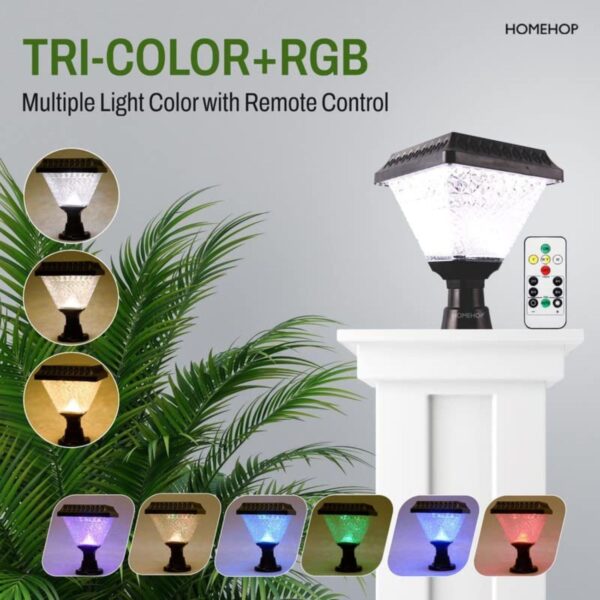 Homehop-Solar-Light-Outdoor-Home-10W-LED-Main-Gate-Light-Waterproof-Decoration-Lamp-for-Pillar-Compound-Wall-and-Garden-ABS-RGB.jpg Homehop Solar Light Outdoor Home 10W LED Main Gate Light Waterproof Decoration Lamp for Pillar, Compound Wall and Garden (ABS, RGB)