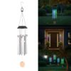 Homehop Solar Light Outdoor Home Waterproof Multicolor with Musical Bubble Homehop Solar Light Outdoor Home Waterproof Multicolor with Musical Bubble Column Windchime LED Decorative Hanging Lamp for Balcony, Garden, Patio, Courtyard (8 rods)