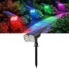 Homehop Solar Lights Outdoor Waterproof 10LED Decorative Spot Lamp for Home, Garden, Landscape, Pathways, Balcony and Lawn with Auto On/Off (RGB Color Mode)