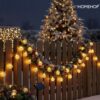 Homehop Solar Outdoor Led Crystal Ball String Light For Home Garden Balcony Terrace Wall Rechargeable Waterproof Decorative Lamp 800Mah Ni-Mh Battery(6.5M, 30 Leds) - 6.5 Meters