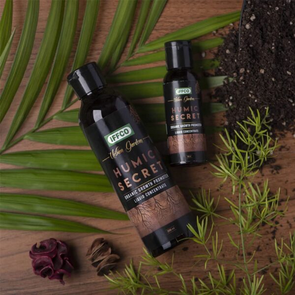 IFFCO-Urban-Gardens-Humic-Secret-200-ML-Humic-Acid-Fulvic-Acid-Bio-Potash-Organic-Liquid-Fertilizer-for-Plants-Soil-Conditioner-Root-Growth-Promoter-100-Water-Soluble.jpg IFFCO Urban Gardens - Humic Secret - 200 ML - Humic Acid + Fulvic Acid + Bio-Potash - Organic Liquid Fertilizer for Plants, Soil Conditioner & Root Growth Promoter - 100% Water Soluble