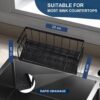 INOVERA-LABEL-Sponge-Holder-for-Kitchen-Sink-Dish-Soap-Brush-Holding-Rack-Stand-Sinks-Organizer-Caddy-23L-x-9B-x-10H-cm-Black-metal.jpg INOVERA (LABEL) Sponge Holder for Kitchen Sink - Dish Soap Brush Holding Rack Stand - Sinks Organizer Caddy - 23L x 9B x 10H cm (Black, metal)