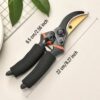 JD FRESH 8 Inch Heavy Duty Gardening Scissor/Plant Cutter for Garden/Pruners for Plants/Branch Cutter for Plants/Flower Cutter/Secateurs/Pruning Shears (Titanium Blade, Black)